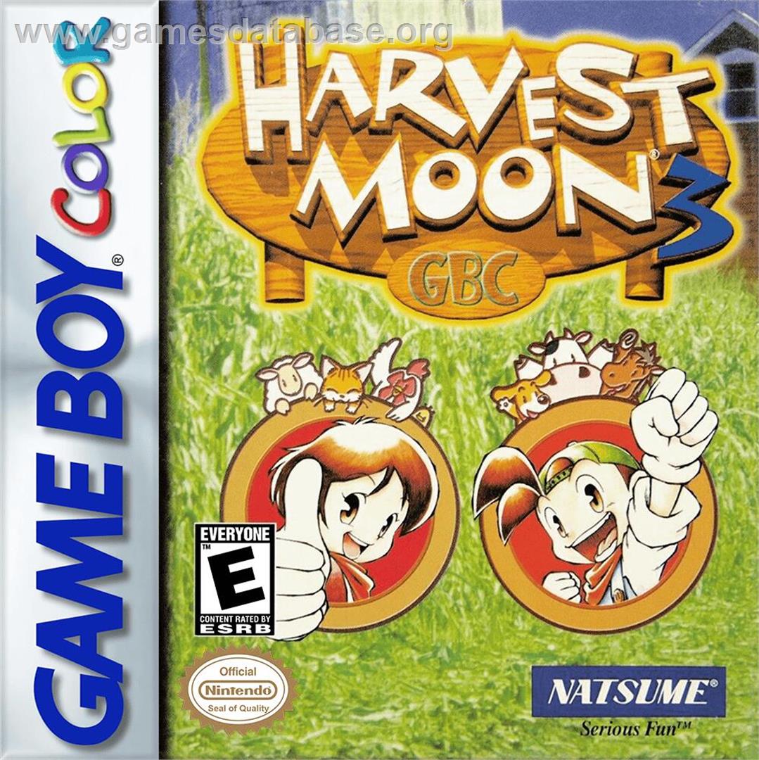 Harvest Moon 3 Gbc - Nintendo Game Boy Color - Artwork - Box