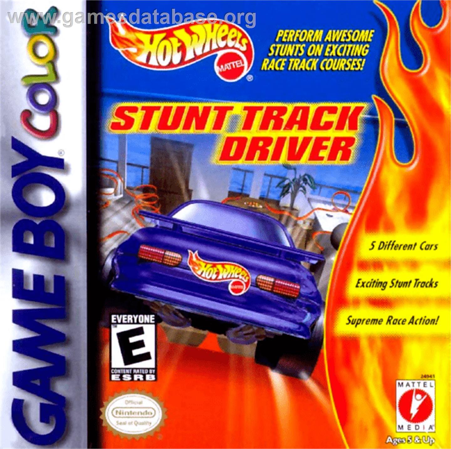 Hot Wheels: Stunt Track Driver - Nintendo Game Boy Color - Artwork - Box