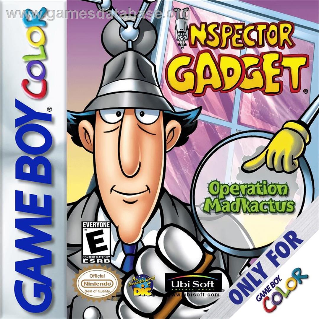 Inspector Gadget - Operation Madkactus - Nintendo Game Boy Color - Artwork - Box
