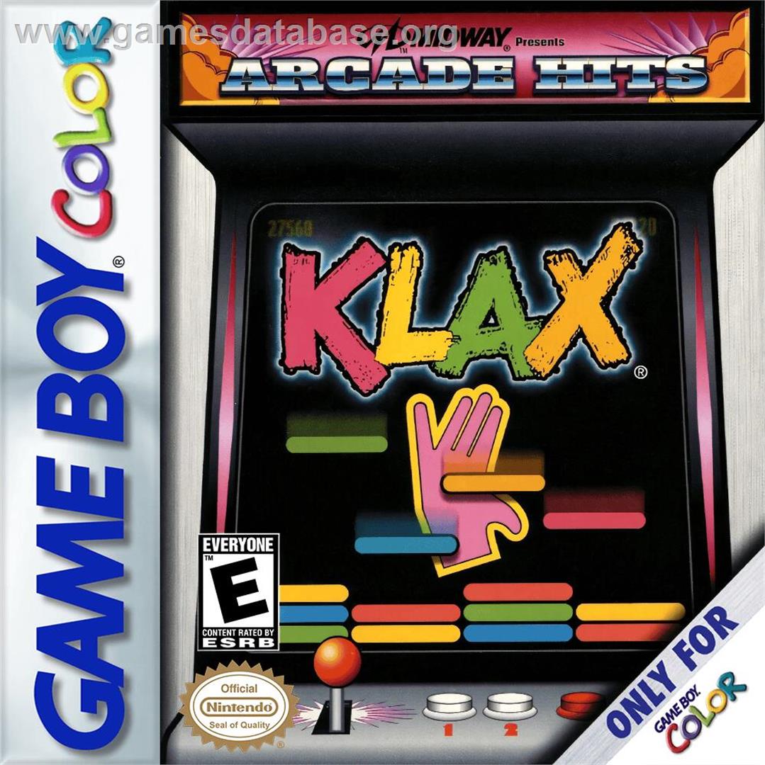 Klax - Nintendo Game Boy Color - Artwork - Box