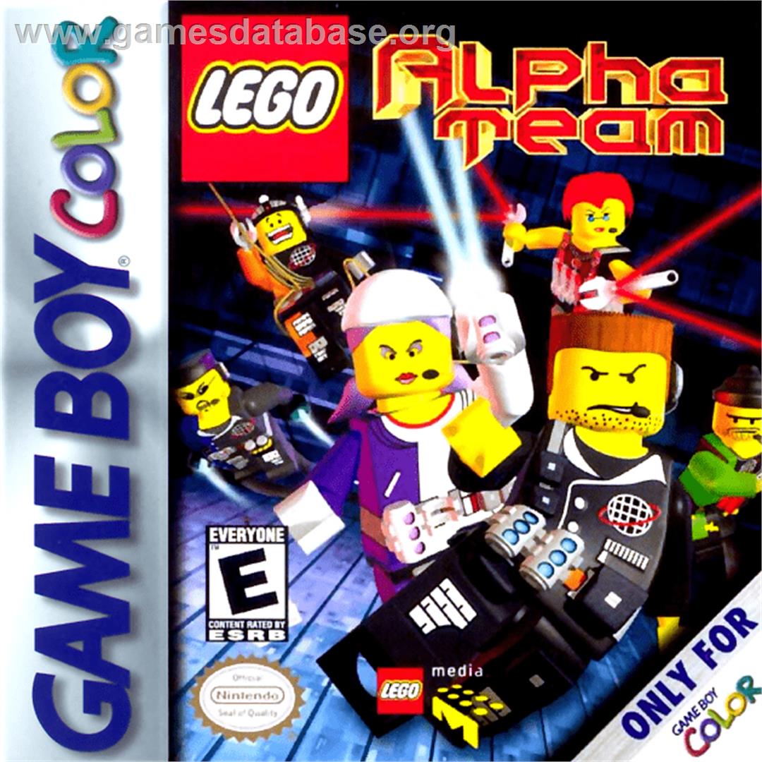 LEGO Alpha Team - Nintendo Game Boy Color - Artwork - Box