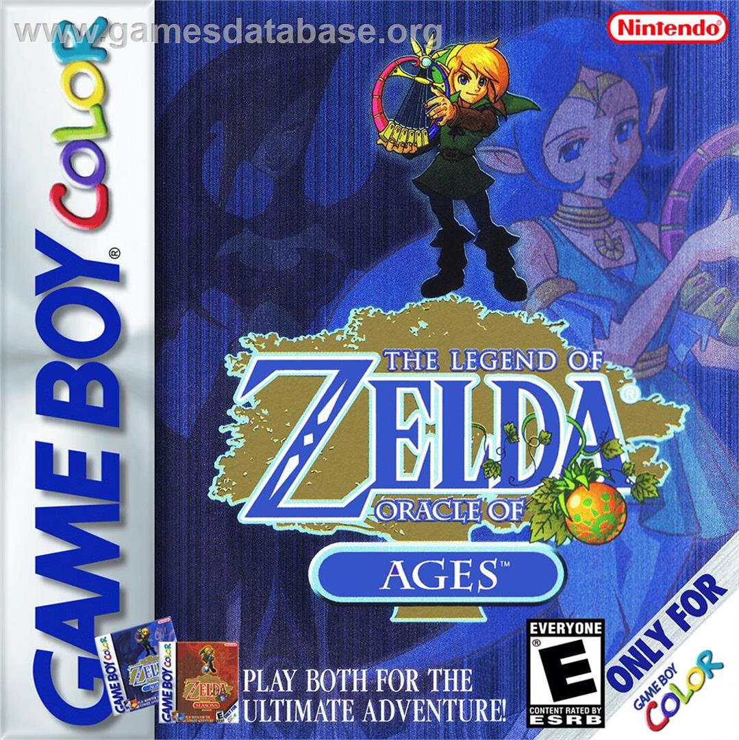 Legend Of Zelda - Oracle Of Ages, The - Nintendo Game Boy Color - Artwork - Box