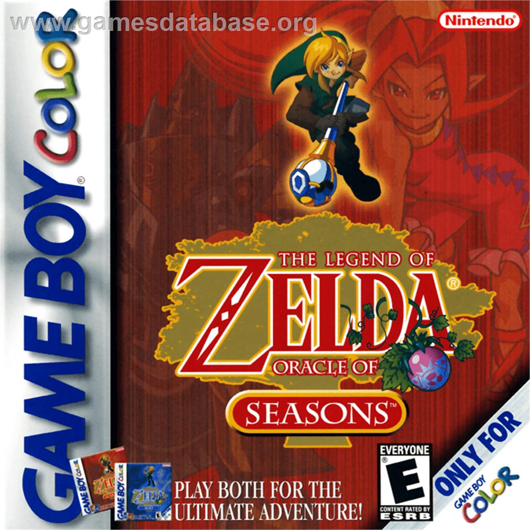 Legend of Zelda: Oracle of Seasons - Nintendo Game Boy Color - Artwork - Box
