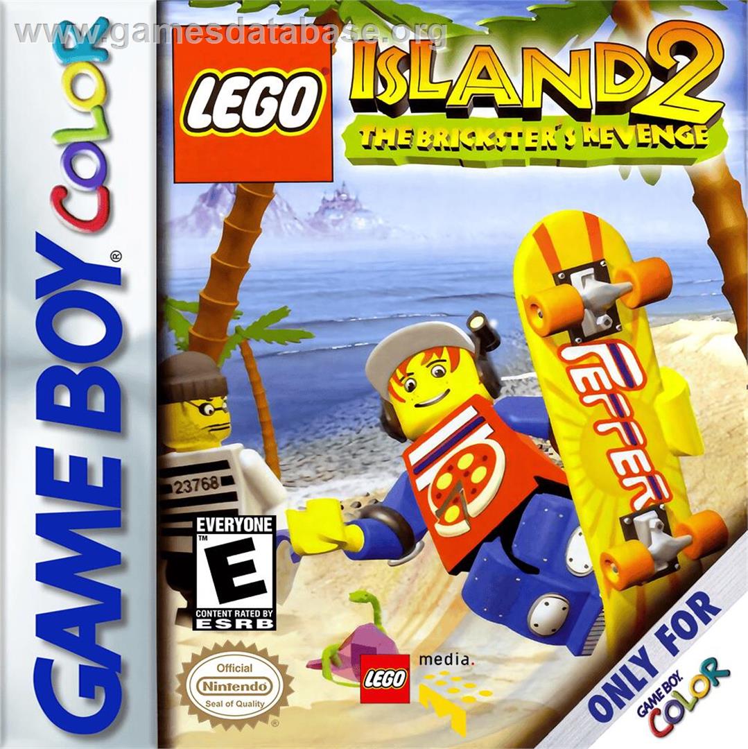 Lego Island 2 - The Brickster's Revenge - Nintendo Game Boy Color - Artwork - Box