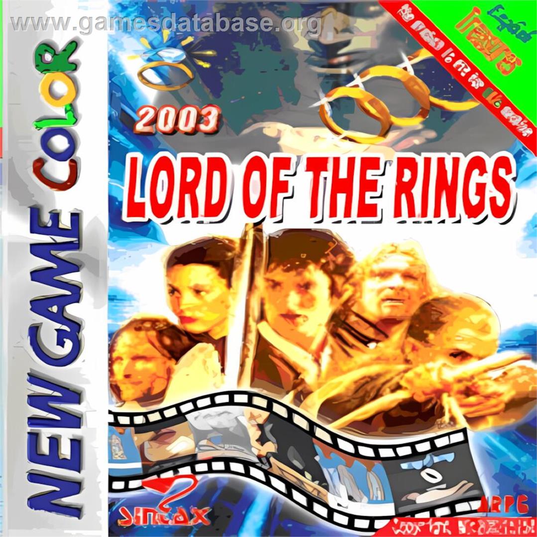 Lord of the Rings, The - The Fellowship of the Ring - Nintendo Game Boy Color - Artwork - Box
