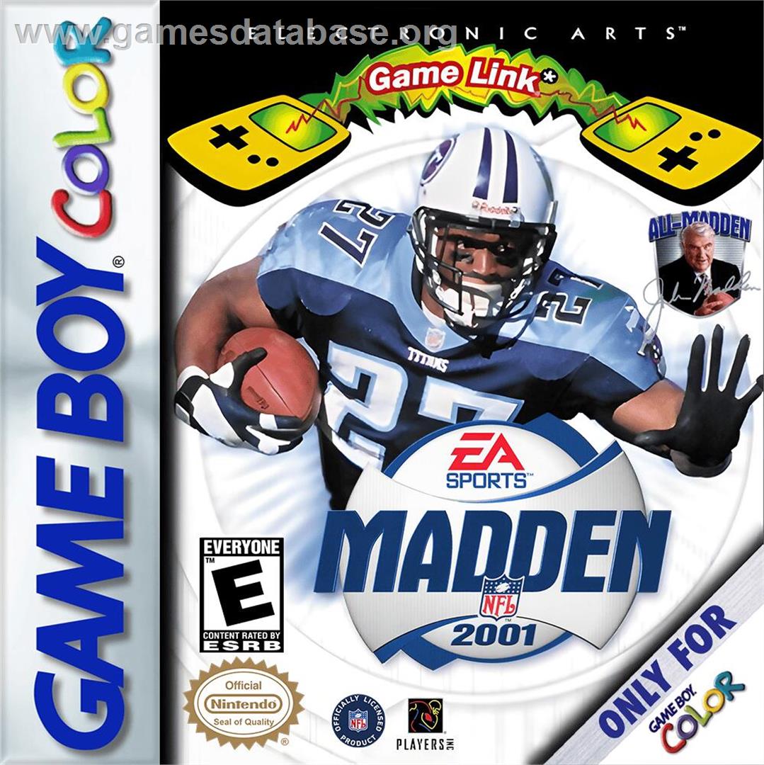 Madden Nfl 2001 - Nintendo Game Boy Color - Artwork - Box