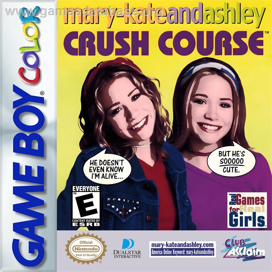 Mary-kate And Ashley - Crush Course - Nintendo Game Boy Color - Artwork - Box
