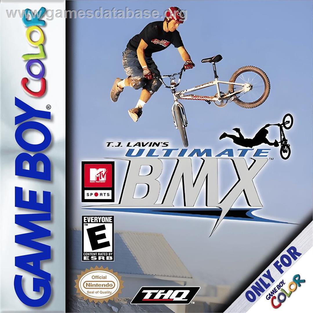 Mtv Sports - T.j. Lavin's Ultimate Bmx - Nintendo Game Boy Color - Artwork - Box