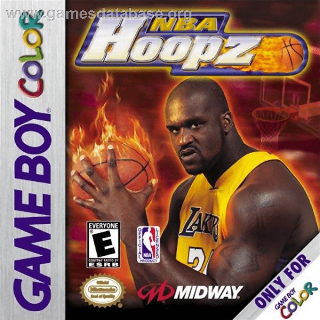 NBA Hoopz - Nintendo Game Boy Color - Artwork - Box
