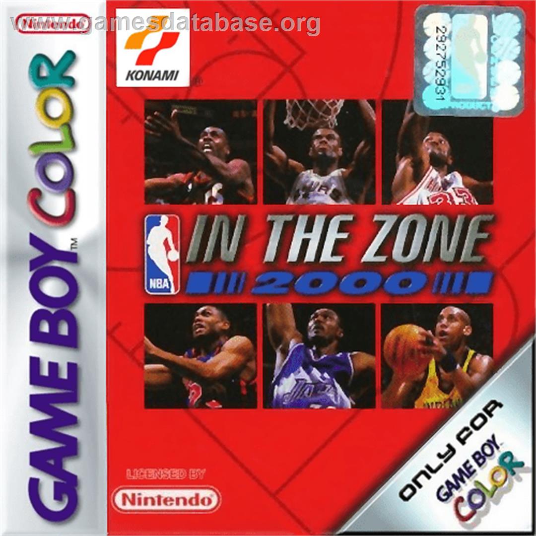 NBA in the Zone 2000 - Nintendo Game Boy Color - Artwork - Box