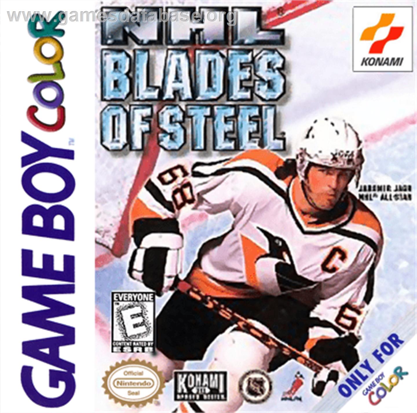 NHL Blades of Steel - Nintendo Game Boy Color - Artwork - Box