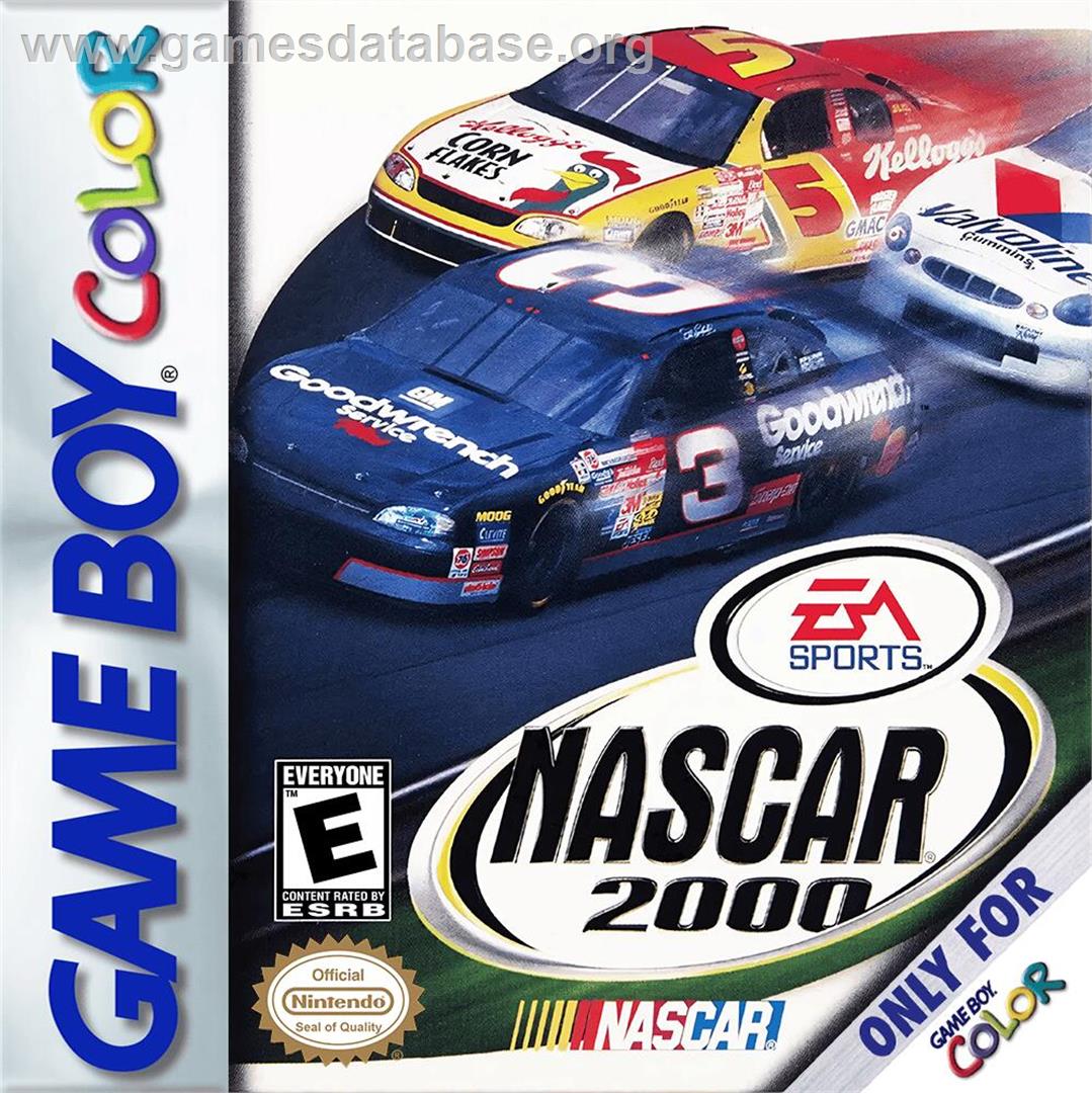 Nascar 2000 - Nintendo Game Boy Color - Artwork - Box