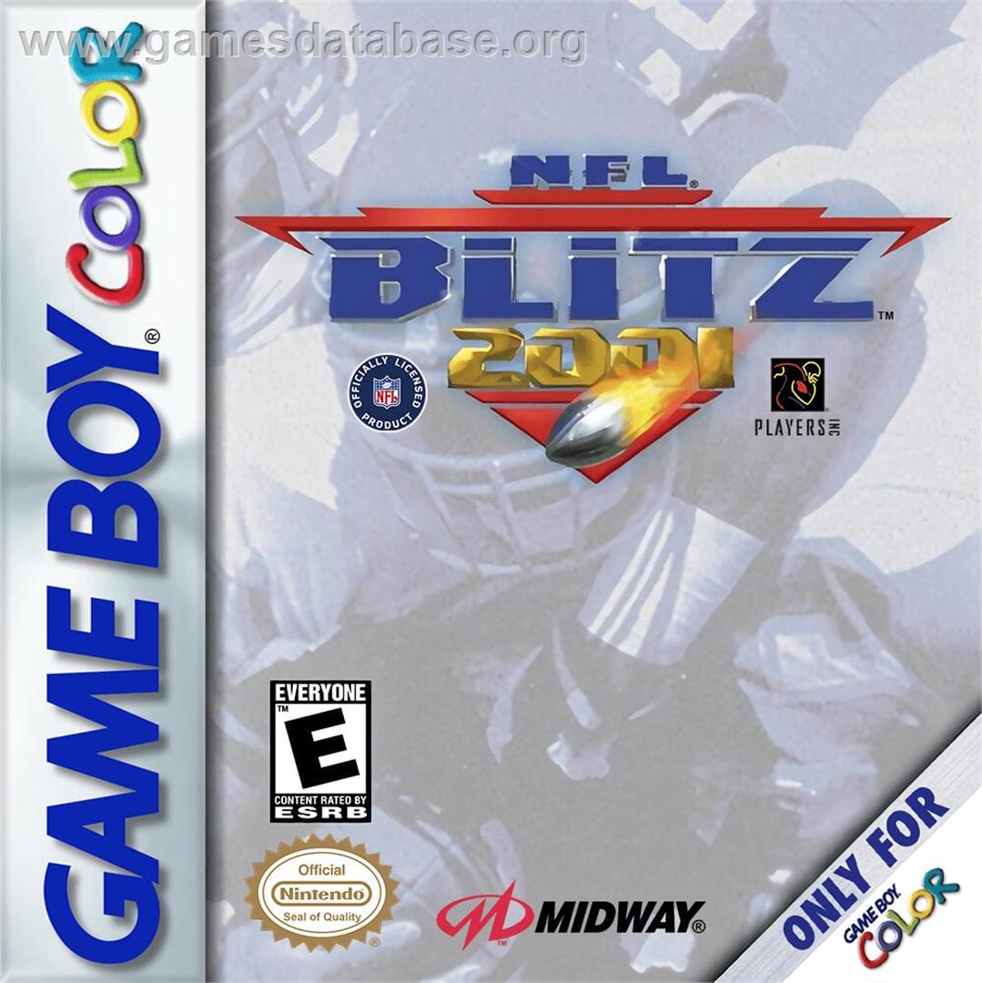 Nfl Blitz 2001 - Nintendo Game Boy Color - Artwork - Box