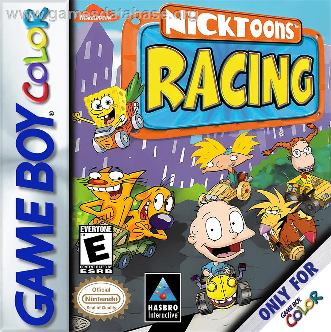 Nicktoons Racing - Nintendo Game Boy Color - Artwork - Box