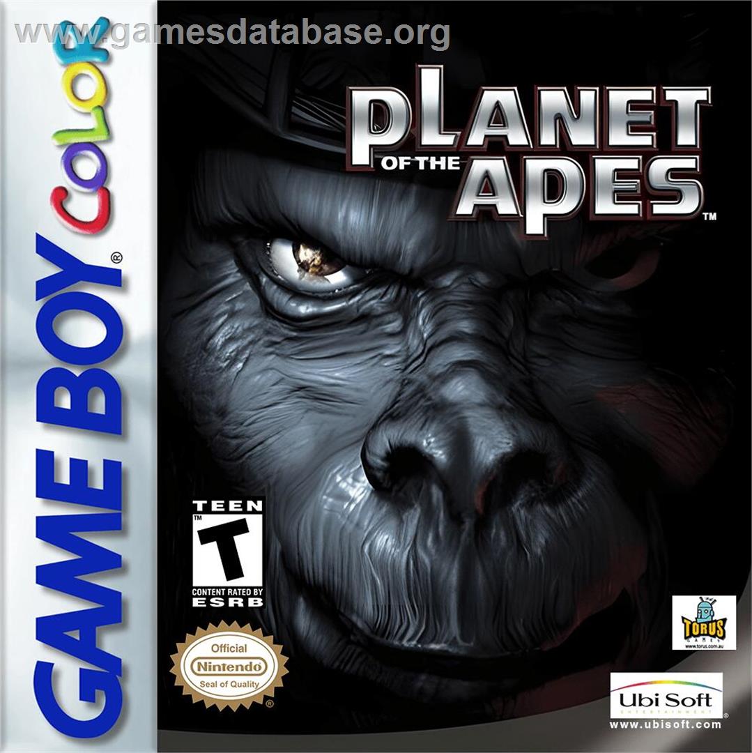 Planet Of The Apes - Nintendo Game Boy Color - Artwork - Box