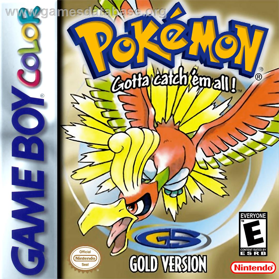 Pokemon: Gold Version - Nintendo Game Boy Color - Artwork - Box