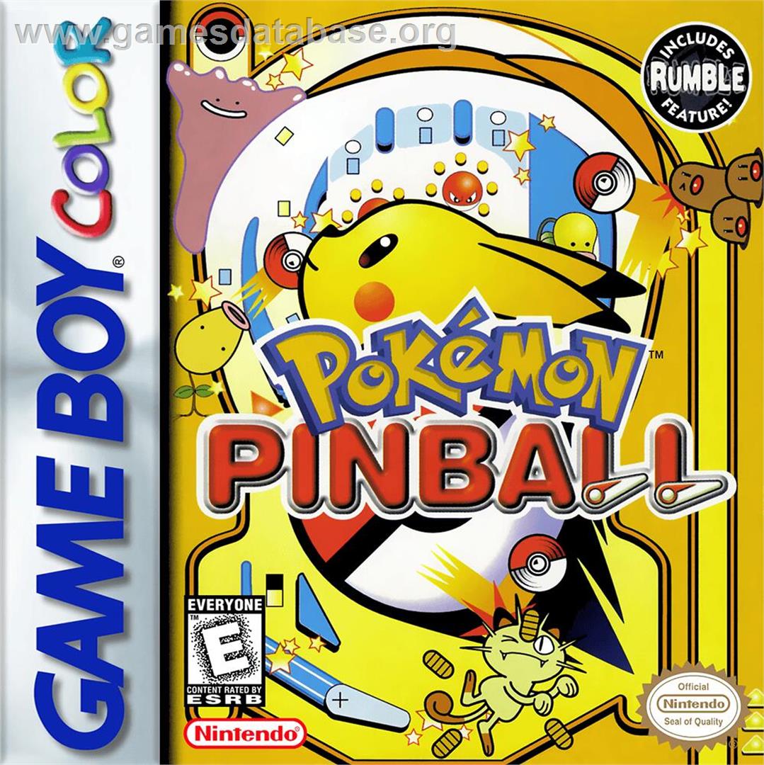 Pokémon Pinball - Nintendo Game Boy Color - Artwork - Box
