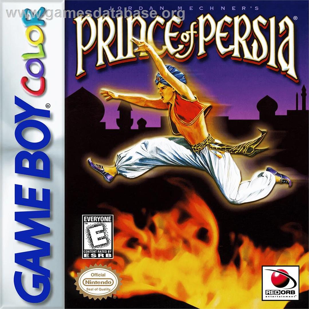 Prince Of Persia - Nintendo Game Boy Color - Artwork - Box