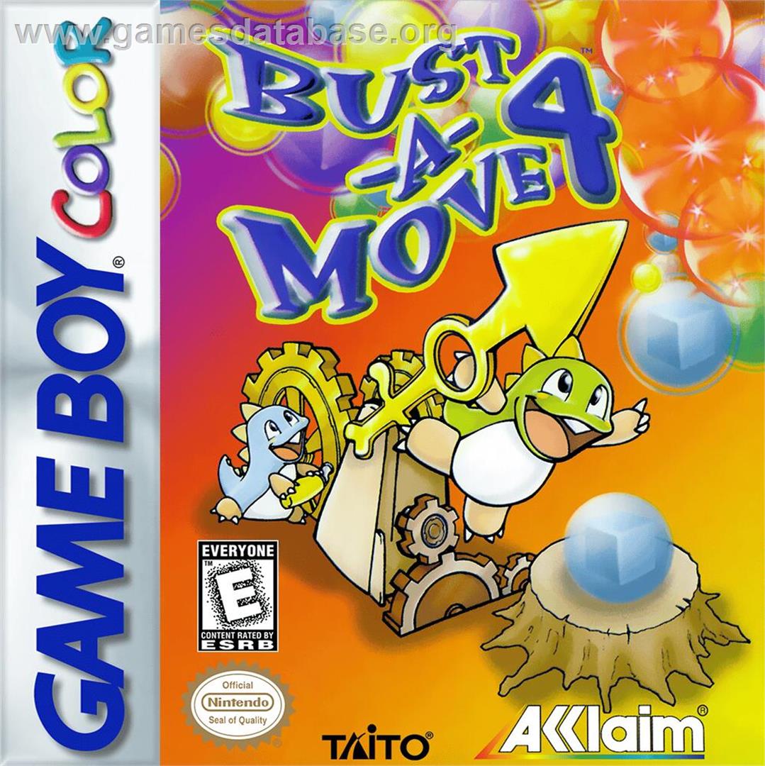 Puzzle Bobble 4 - Nintendo Game Boy Color - Artwork - Box
