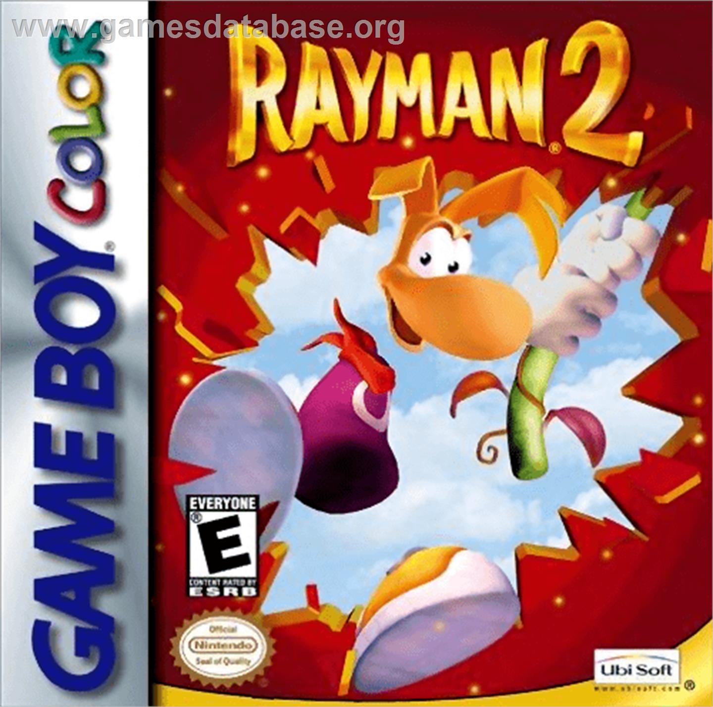Rayman 2: The Great Escape - Nintendo Game Boy Color - Artwork - Box
