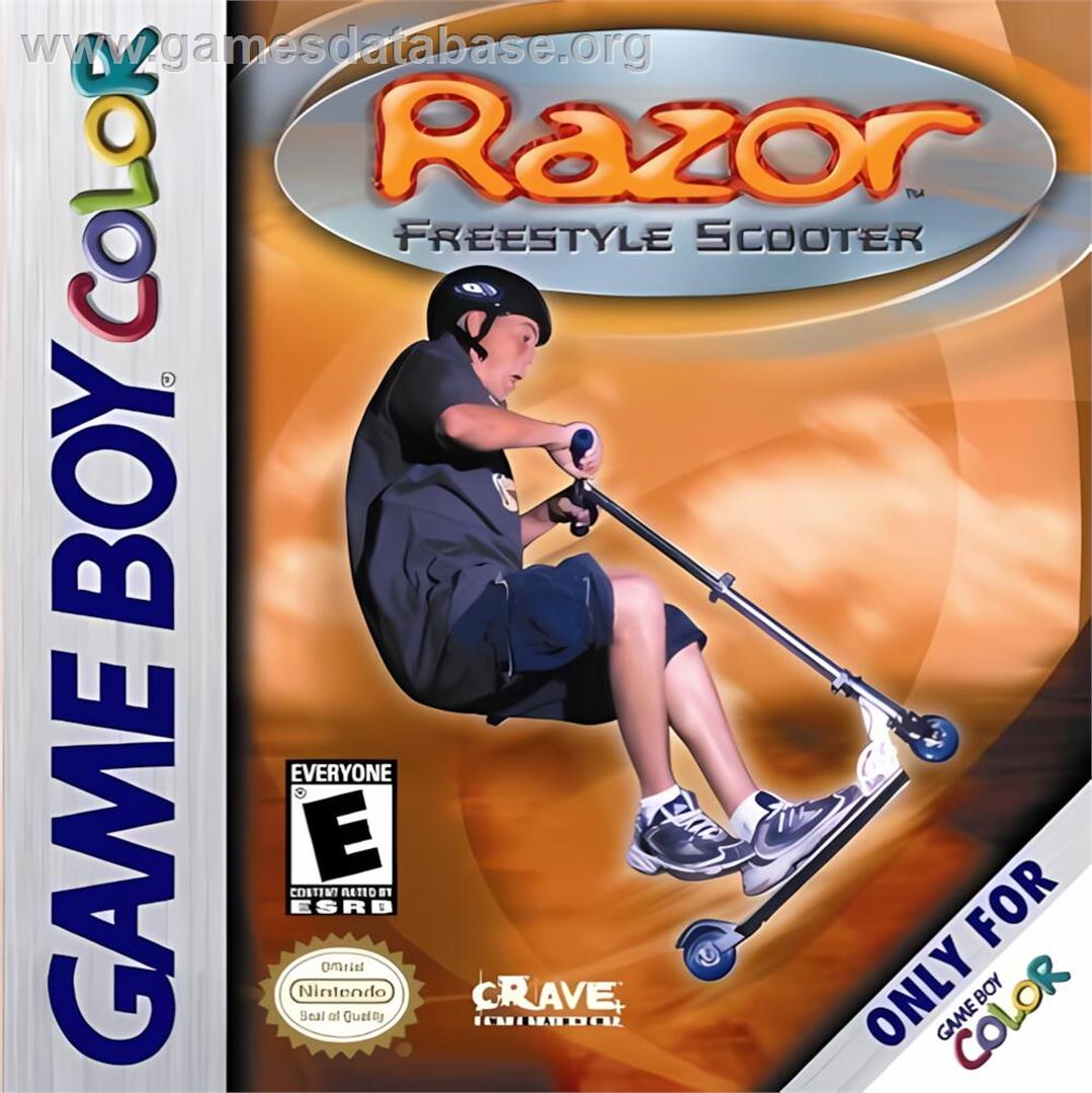 Razor Freestyle Scooter - Nintendo Game Boy Color - Artwork - Box