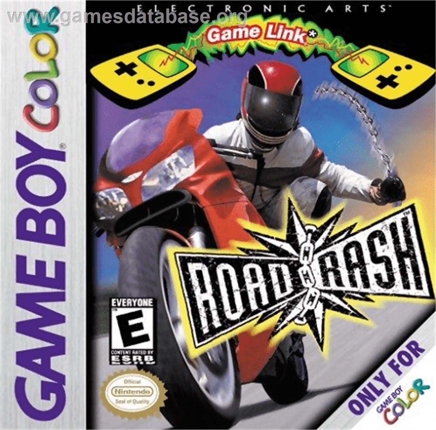 Road Rash - Nintendo Game Boy Color - Artwork - Box