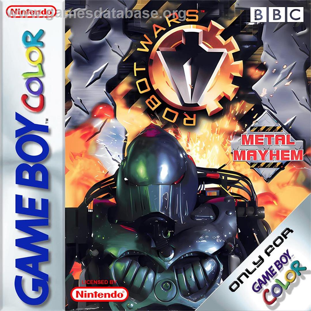 Robot Wars - Metal Mayhem - Nintendo Game Boy Color - Artwork - Box