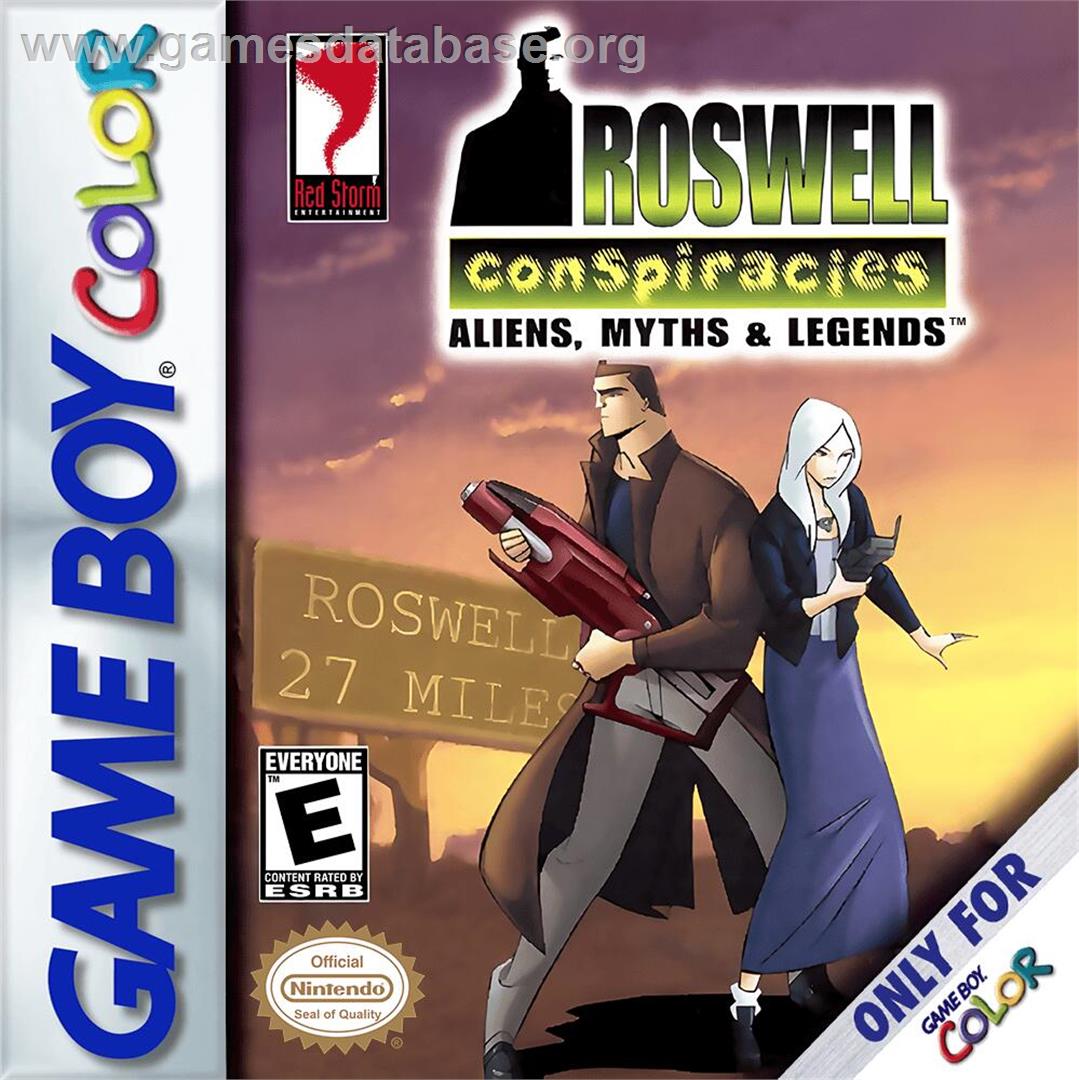 Roswell Conspiracies - Aliens, Myths And Legends - Nintendo Game Boy Color - Artwork - Box