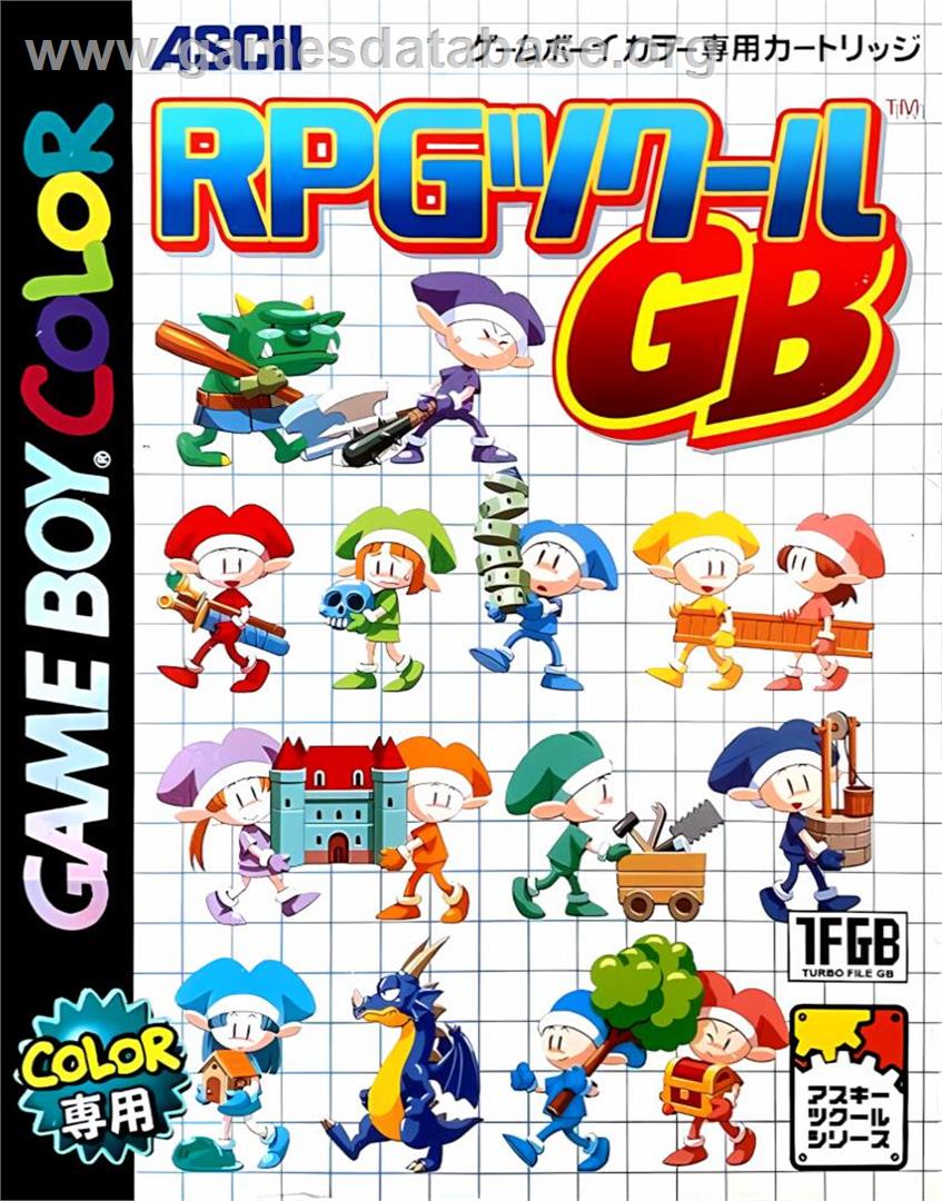 Rpg Tsukuru Gb - Nintendo Game Boy Color - Artwork - Box