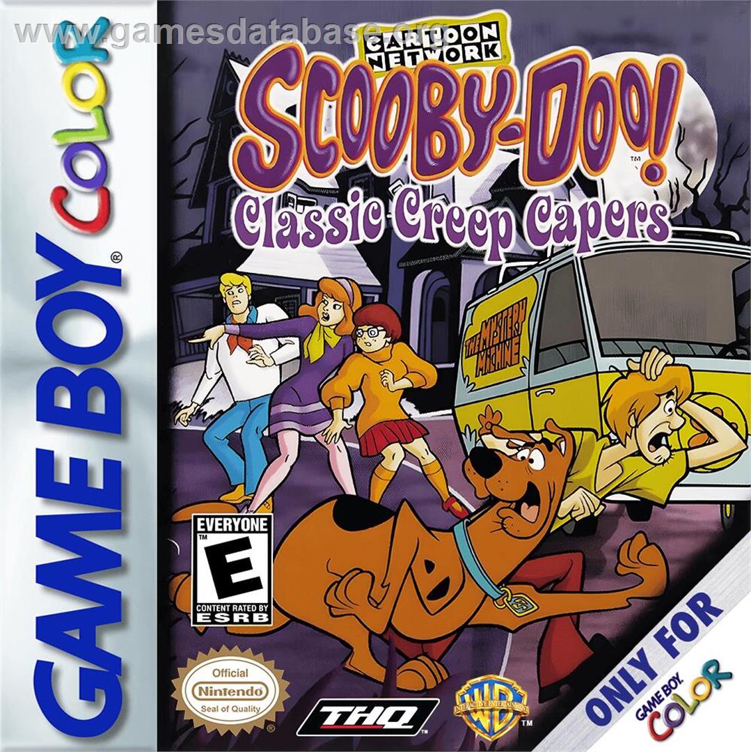 Scooby-doo! - Classic Creep Capers - Nintendo Game Boy Color - Artwork - Box