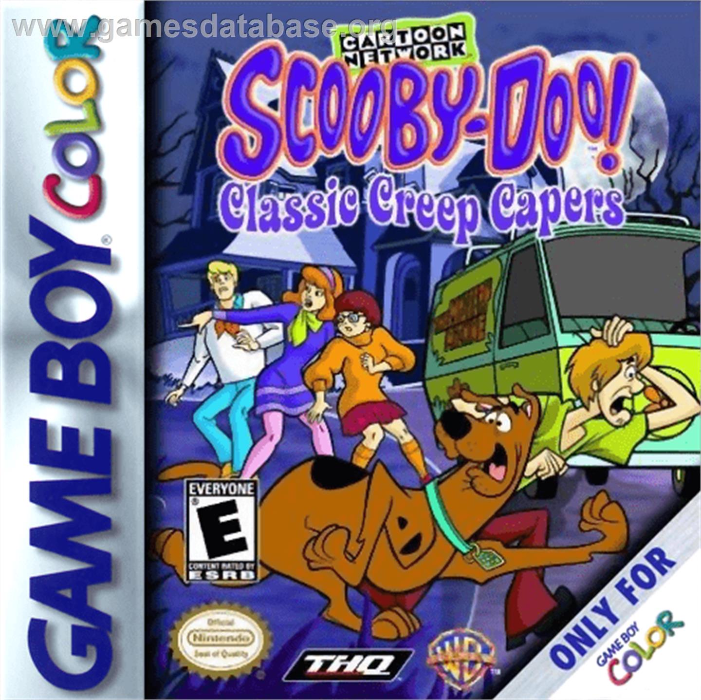 Scooby Doo! Classic Creep Capers - Nintendo Game Boy Color - Artwork - Box