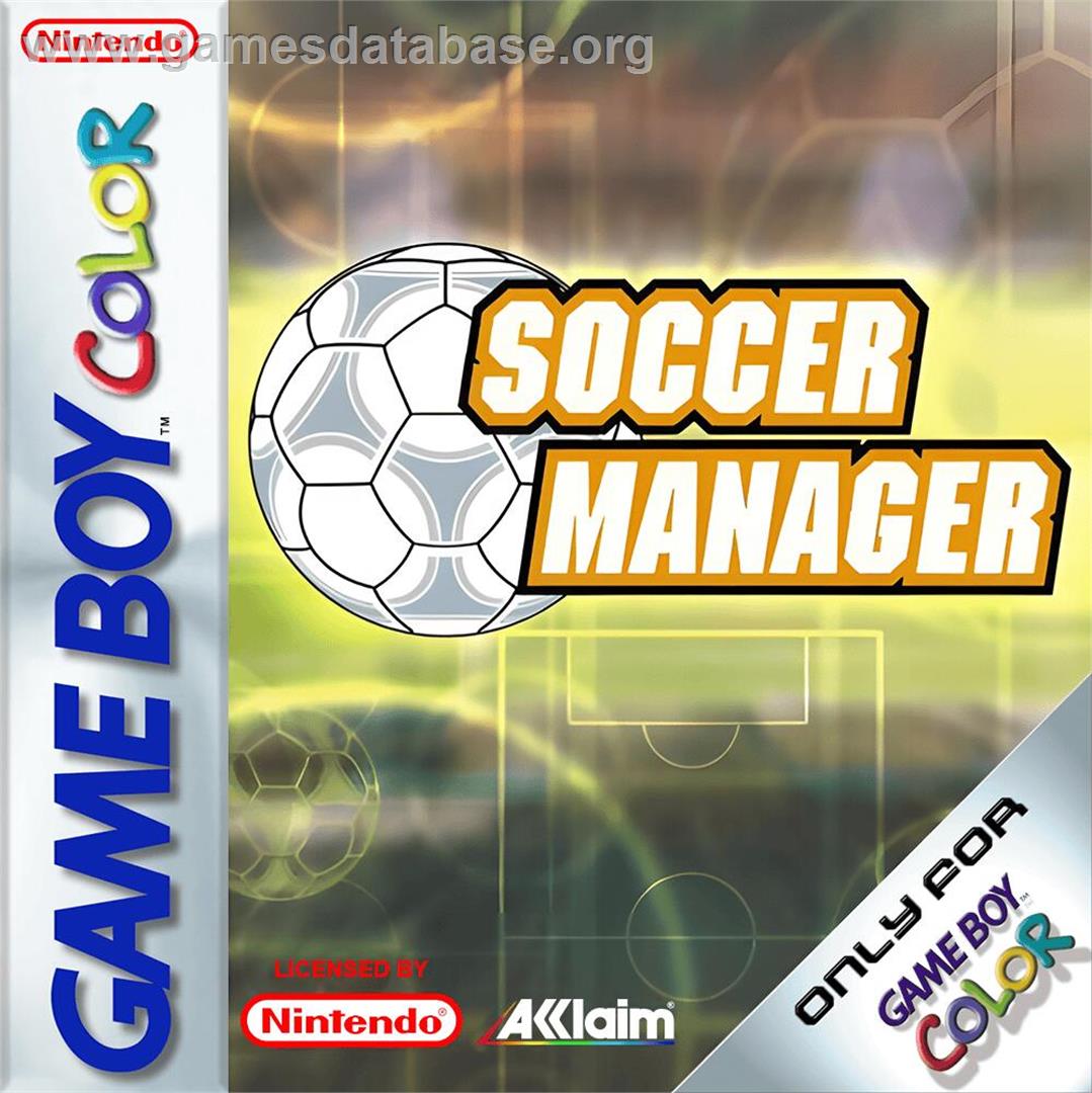 Soccer Manager - Nintendo Game Boy Color - Artwork - Box