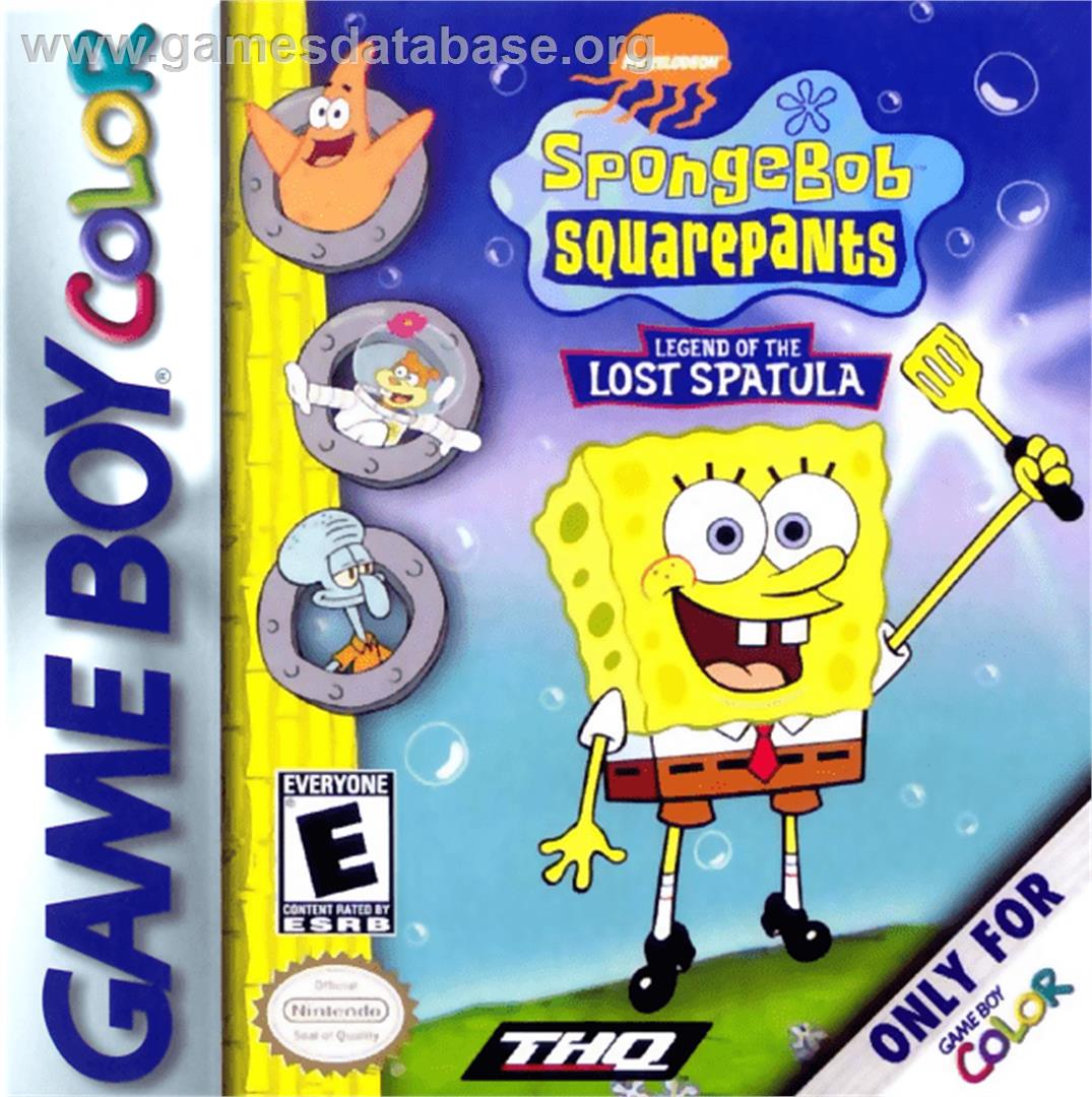 SpongeBob SquarePants: Legend of the Lost Spatula - Nintendo Game Boy Color - Artwork - Box