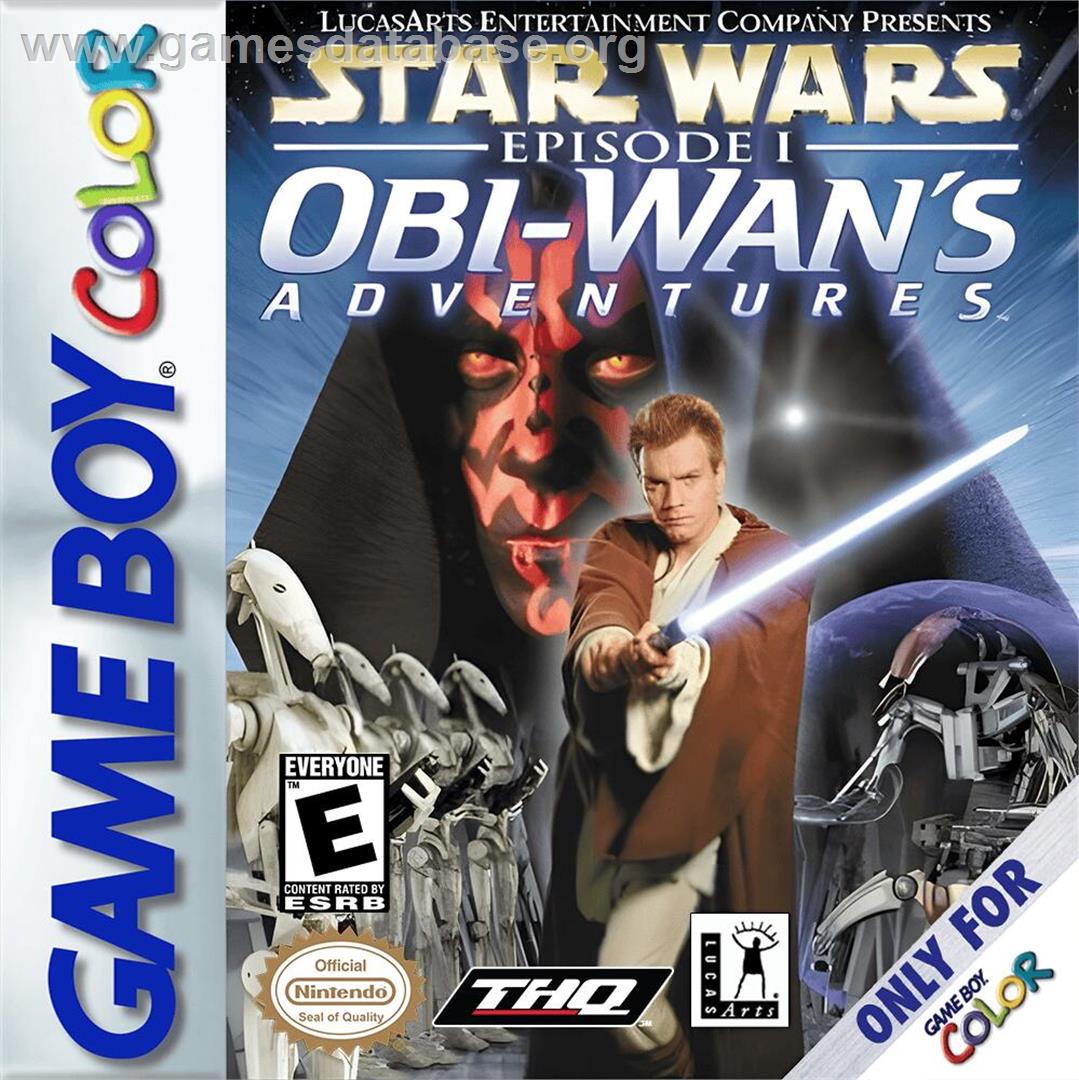 Star Wars - Episode I - Obi-wan's Adventures - Nintendo Game Boy Color - Artwork - Box