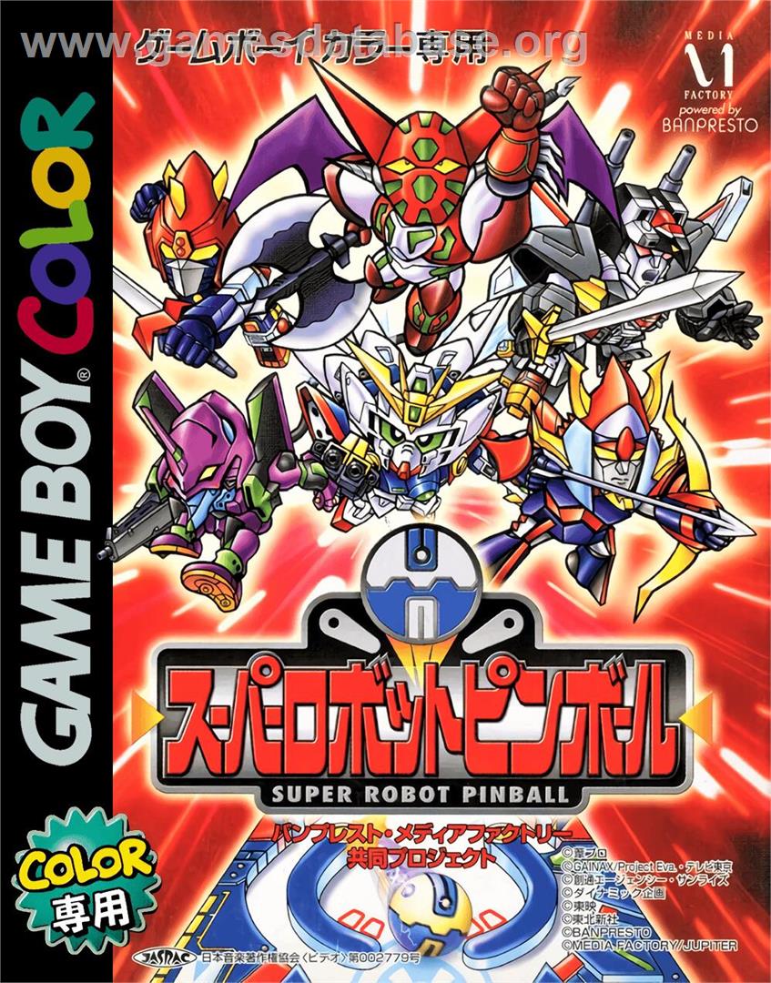 Super Robot Pinball - Nintendo Game Boy Color - Artwork - Box