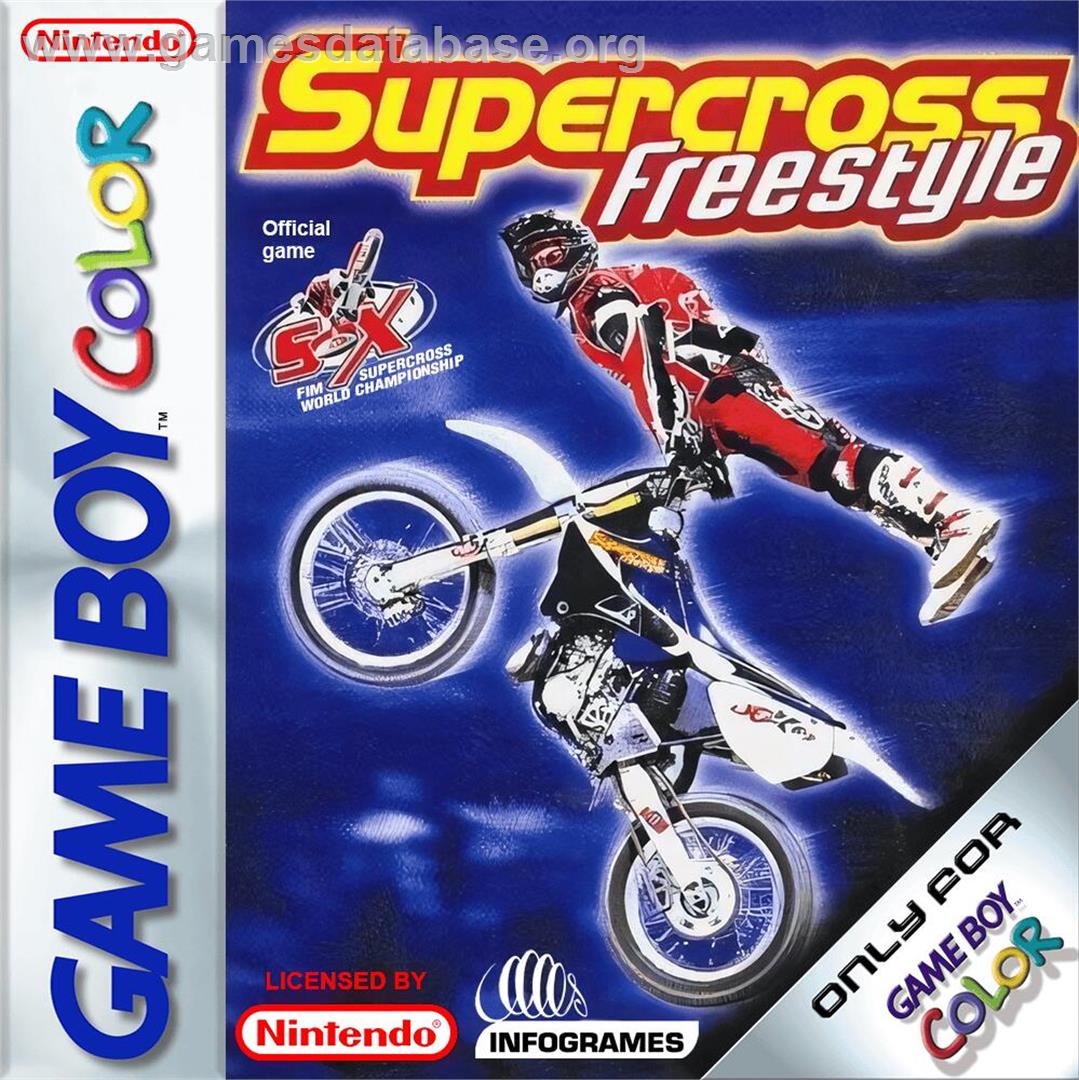 Supercross Freestyle - Nintendo Game Boy Color - Artwork - Box