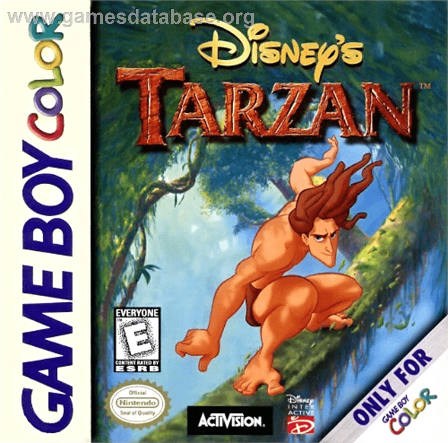 Tarzan - Nintendo Game Boy Color - Artwork - Box