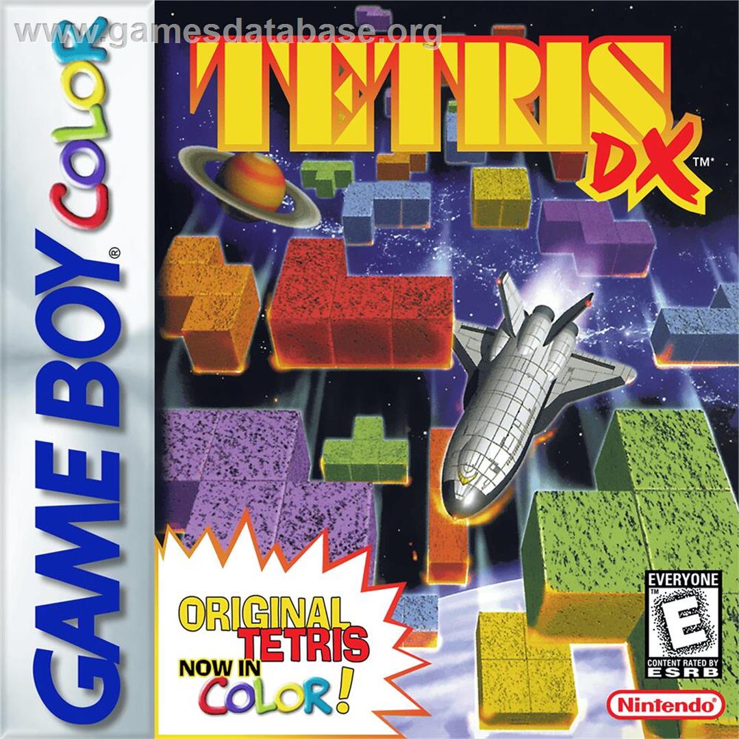 Tetris Dx - Nintendo Game Boy Color - Artwork - Box