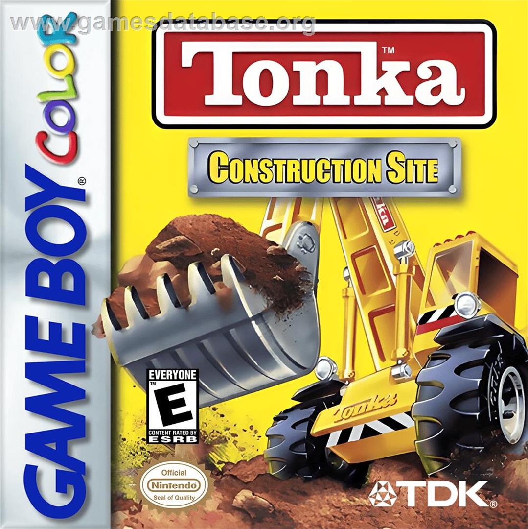 Tonka Construction Site - Nintendo Game Boy Color - Artwork - Box