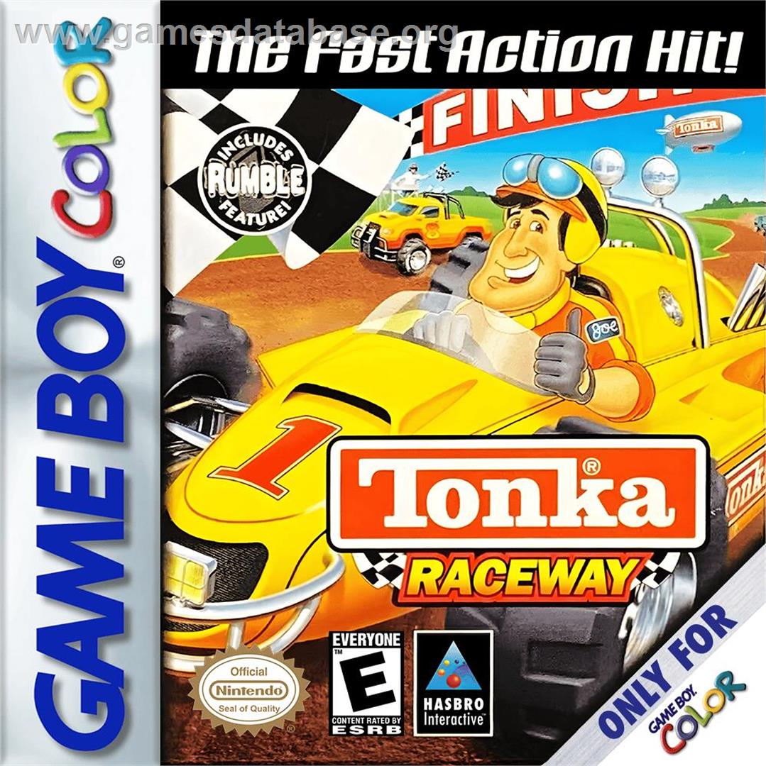 Tonka Raceway - Nintendo Game Boy Color - Artwork - Box