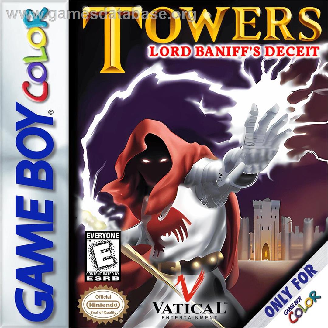 Towers - Lord Baniff's Deceit - Nintendo Game Boy Color - Artwork - Box