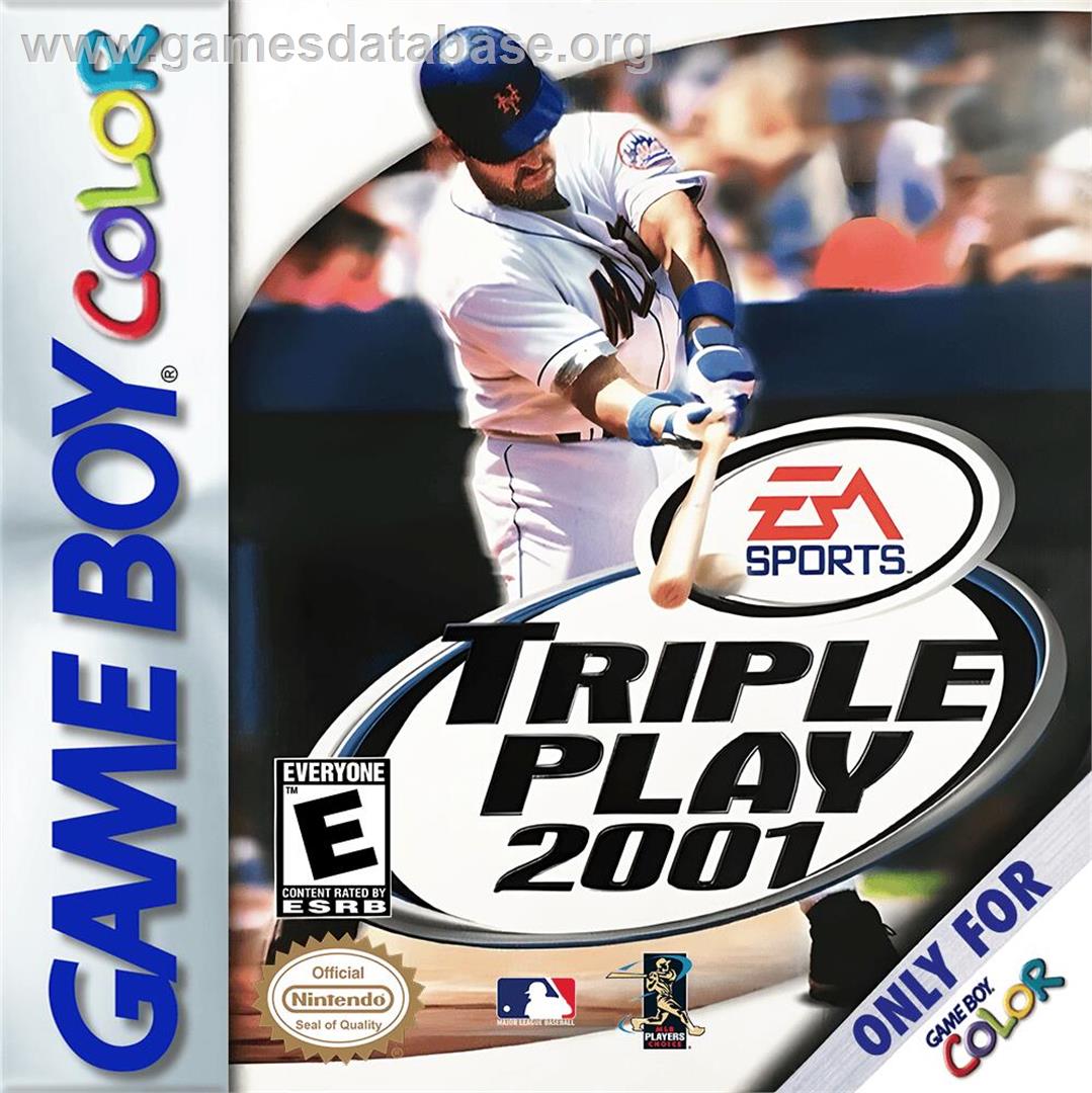 Triple Play 2001 - Nintendo Game Boy Color - Artwork - Box