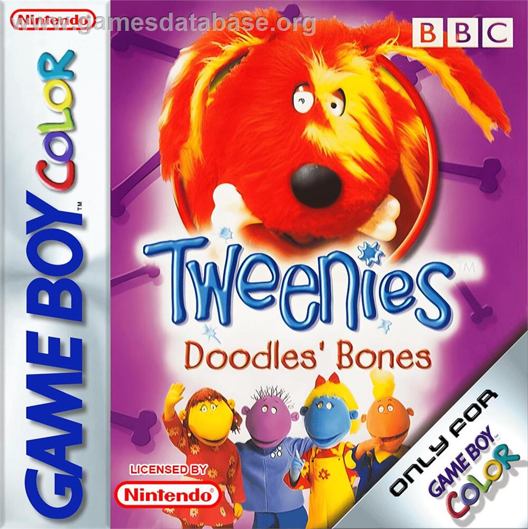 Tweenies - Doodles' Bones - Nintendo Game Boy Color - Artwork - Box