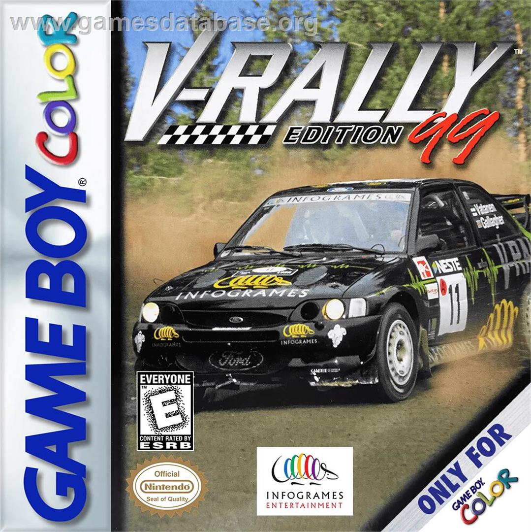 V-rally Championship Edition - Nintendo Game Boy Color - Artwork - Box
