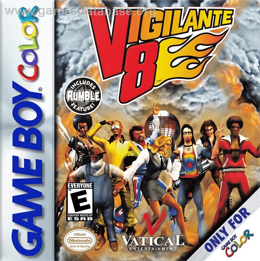 Vigilante 8 - Nintendo Game Boy Color - Artwork - Box