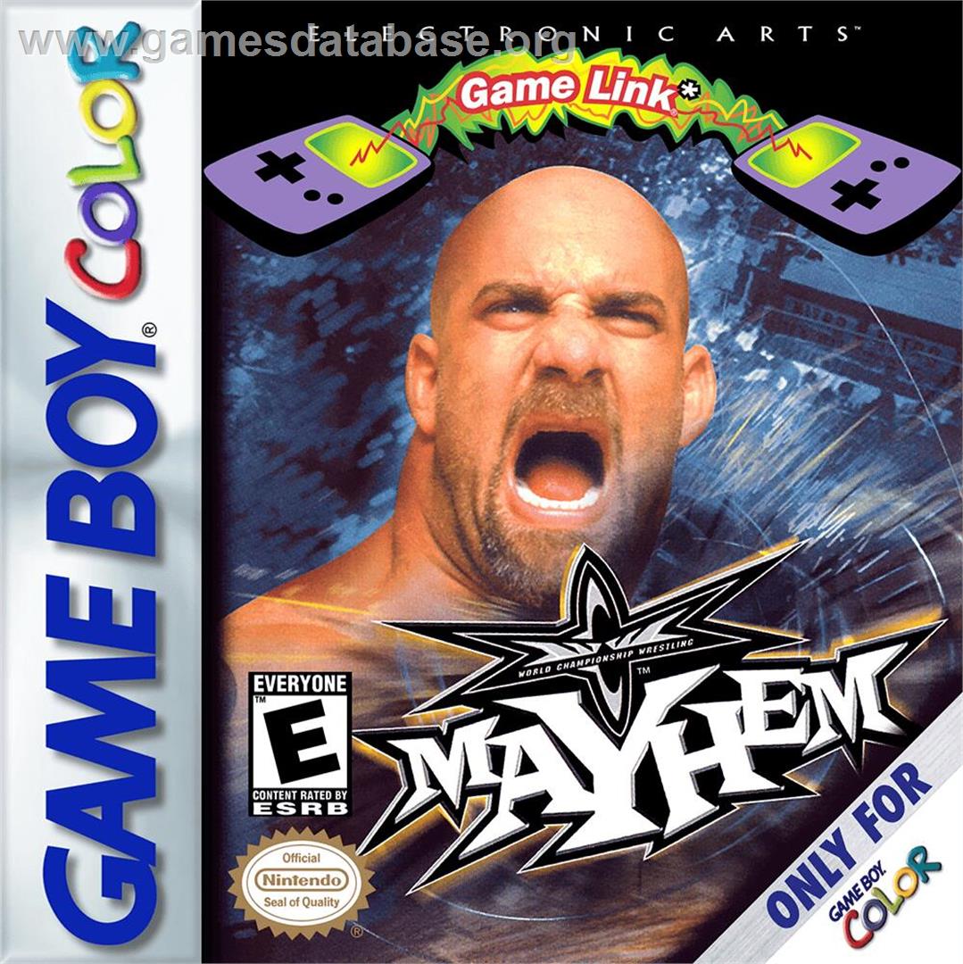 WCW Mayhem - Nintendo Game Boy Color - Artwork - Box