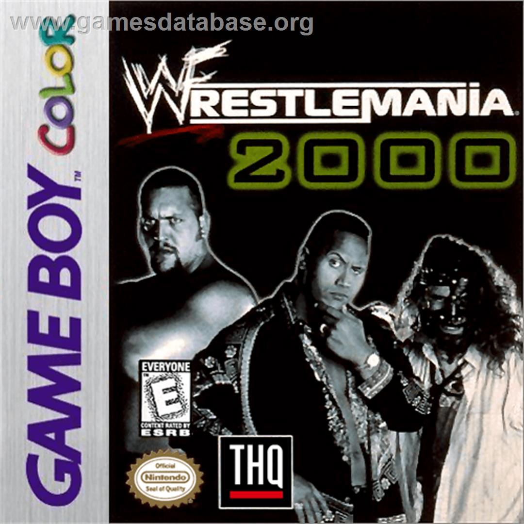 WWF Wrestlemania 2000 - Nintendo Game Boy Color - Artwork - Box