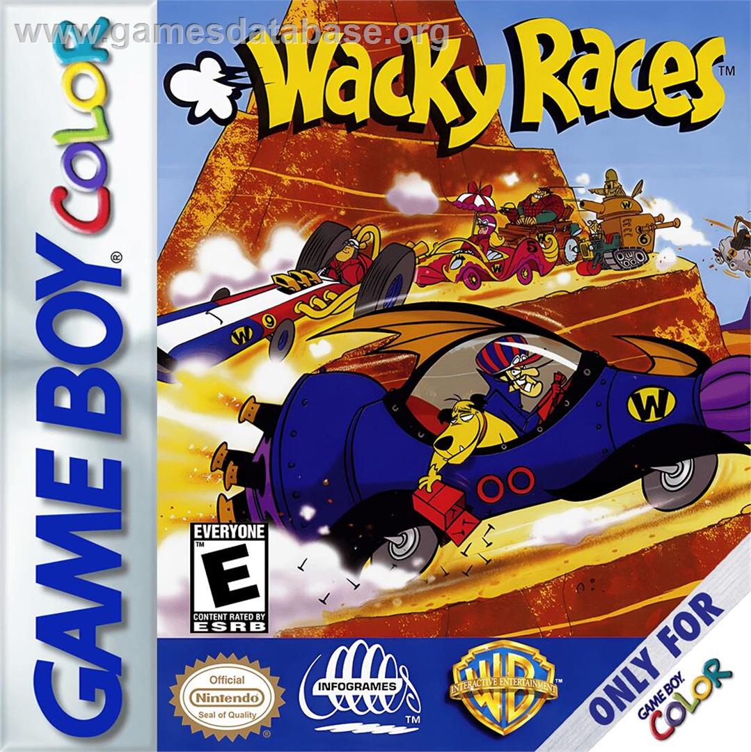 Wacky Races - Nintendo Game Boy Color - Artwork - Box