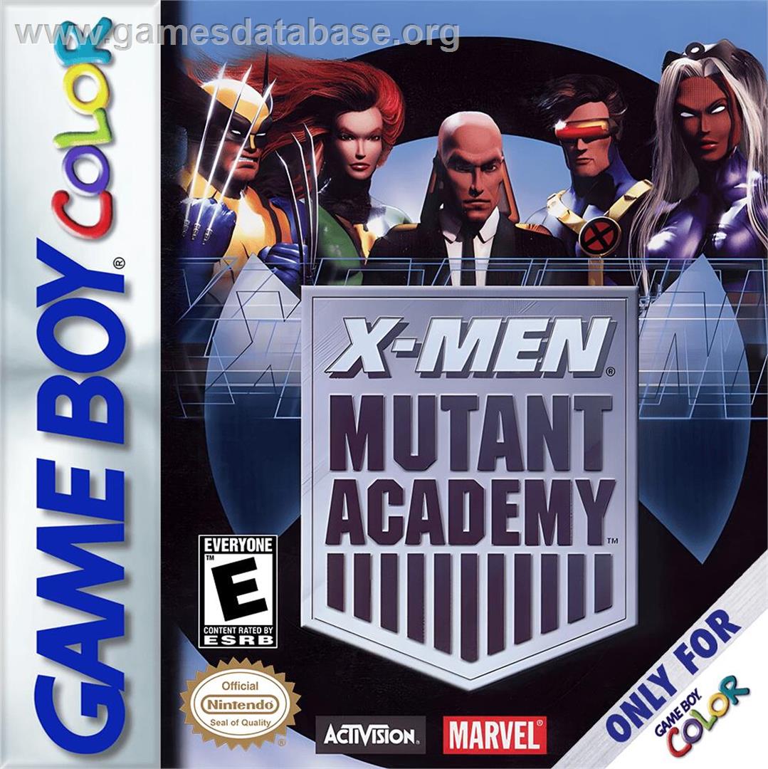X-men - Mutant Academy - Nintendo Game Boy Color - Artwork - Box