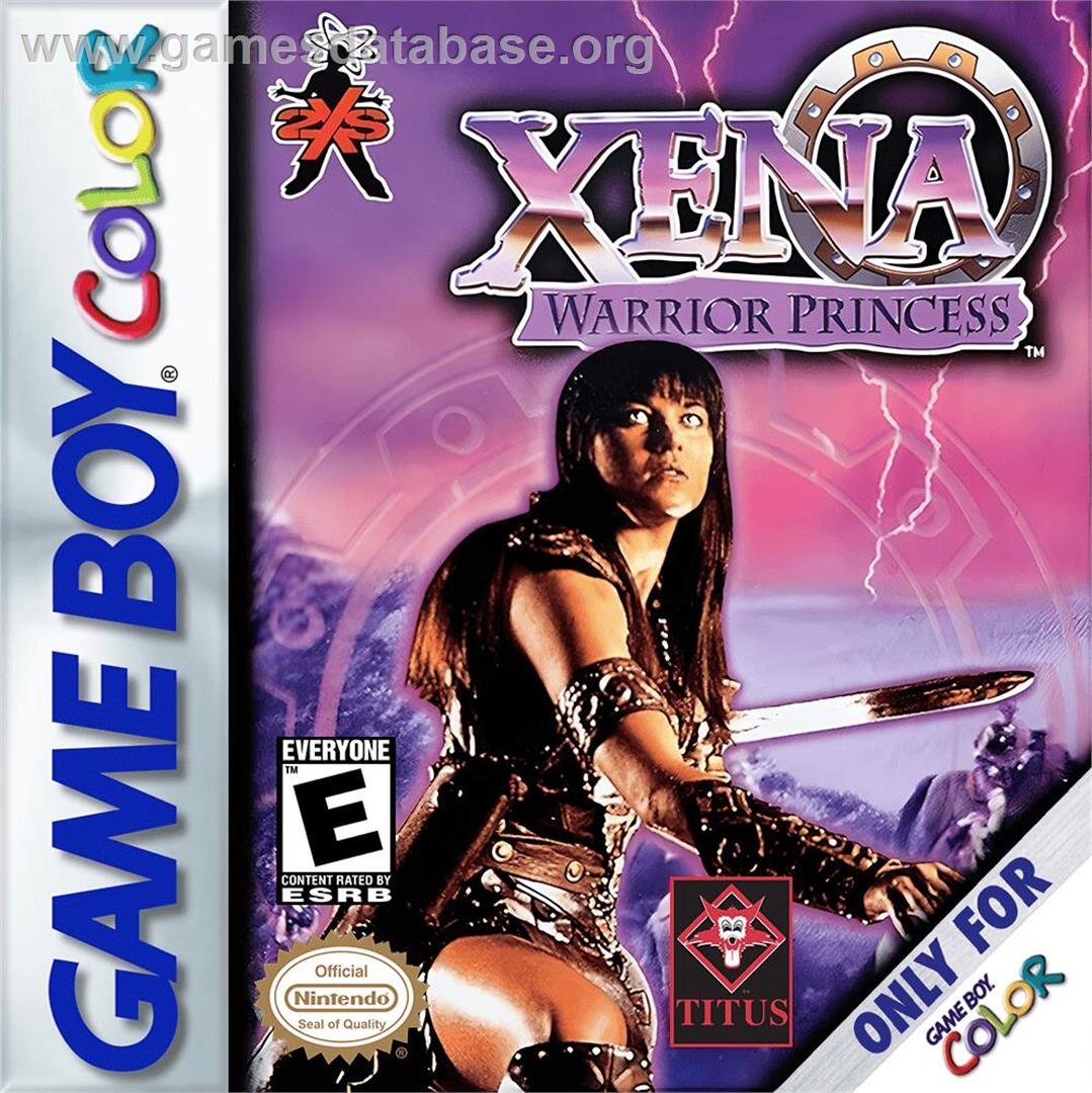 Xena - Warrior Princess - Nintendo Game Boy Color - Artwork - Box